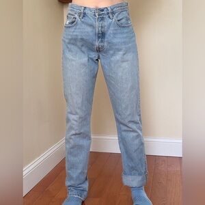Levi’s Premium 501 Original Fit Jeans in “Luxor Last” - Big E - 30x32